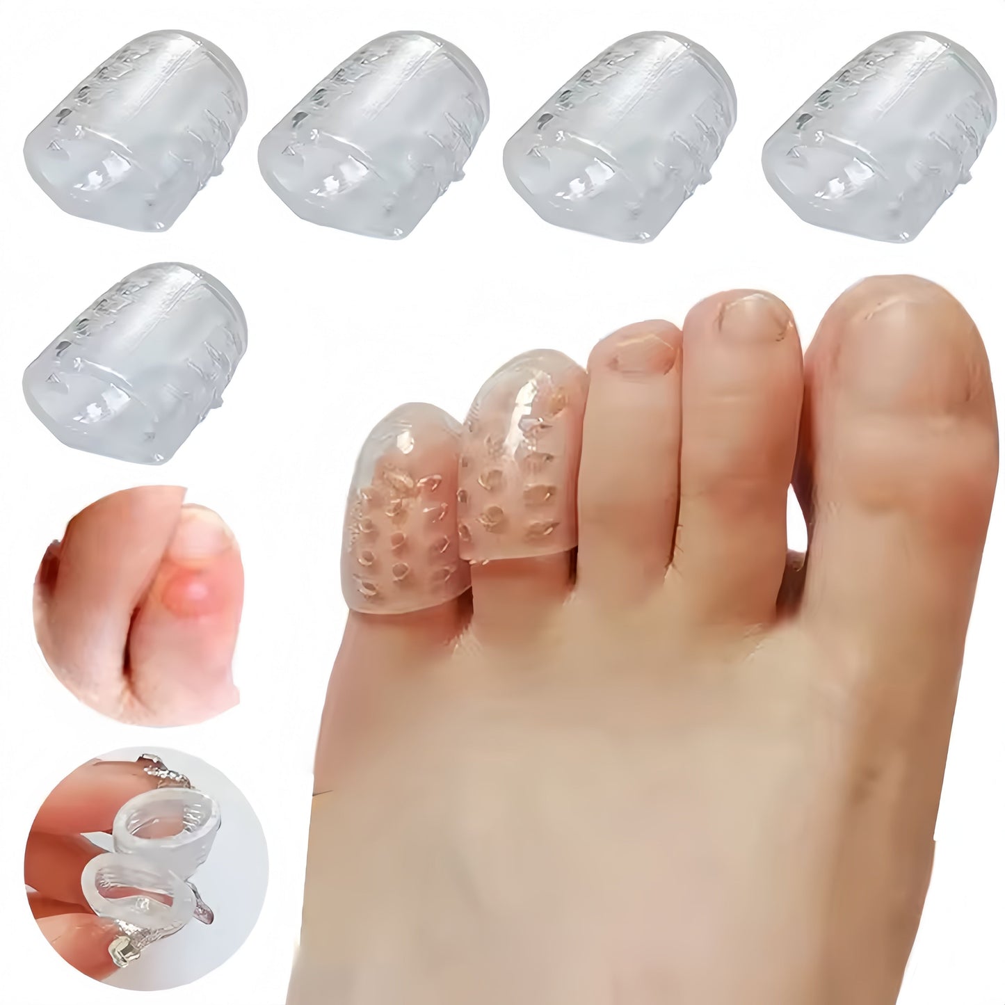 FlexiSoothe — Schmerzfrei durch den Tag mit unsichtbarem Fußschutz (100 Stück)