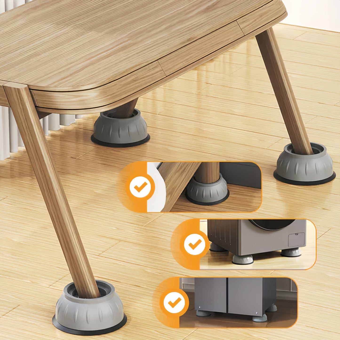 SilentGrip Pads — Endlich Ruhe und Stabilität für dein Zuhause ohne Wackeln und Krach