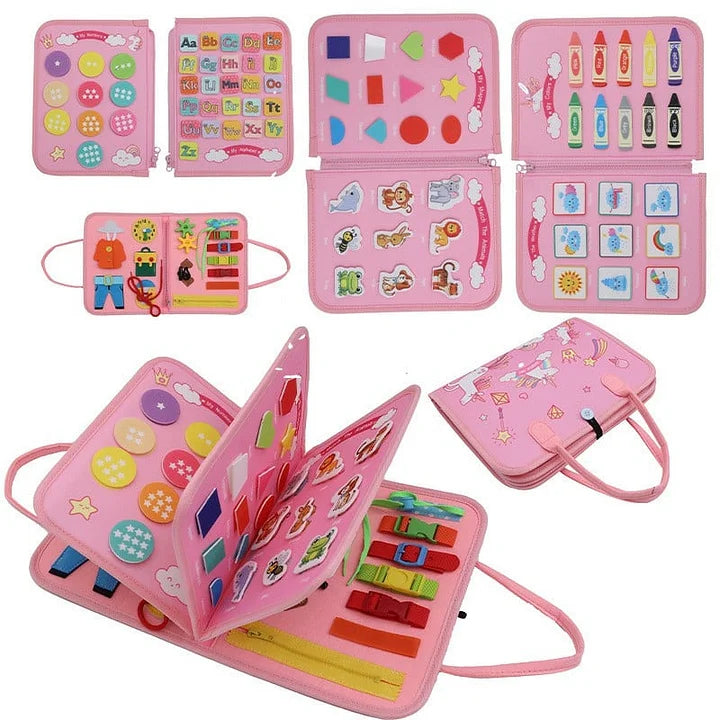 Konoka - Montessori-Beschäftigungsbuch - Bereit zum Erforschen? Entdecke eine lustige Welt des Lernens!