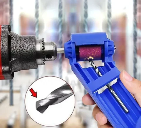 Bohrerschärfer - Tragbares Corundun-Schleifrad-Bit-Werkzeug