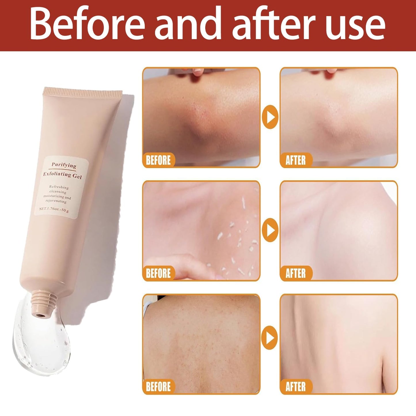 GlowShock Power-Peeling™ — Strahlend glatte Haut in nur 60 Sekunden! (2 Stück)
