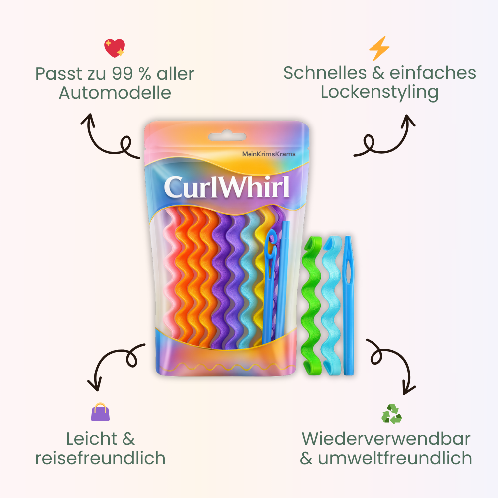 CurlWhirl — Traumlocken im Handumdrehen ohne Haarschäden, die Bewunderung ernten!