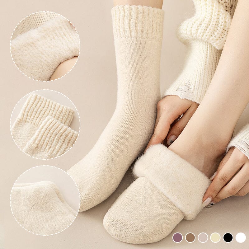 (3 Paar + 2 Paar Gratis) WarmFeet - Elegante, dicke Thermosocken, die Ihre Füße warm halten