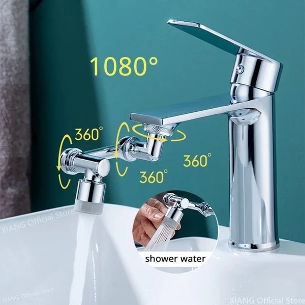 Barea - Universal drehbare 1080° Roboterarmatur - Drehen Sie Ihren Wasserhahn, wie Sie wollen!