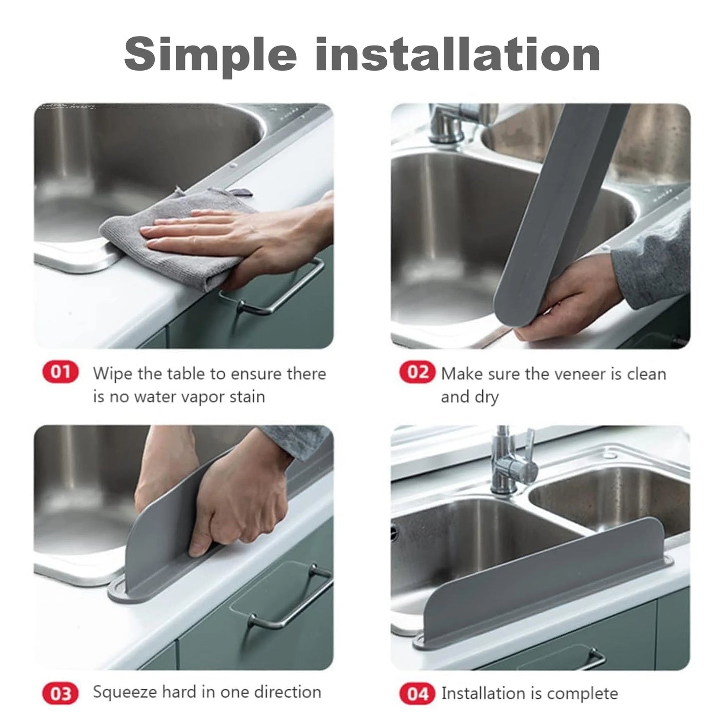 Aquashield Pro — Endlich Wasserfreie Waschbecken für sorgenfreie Sauberkeit (2 Stück)