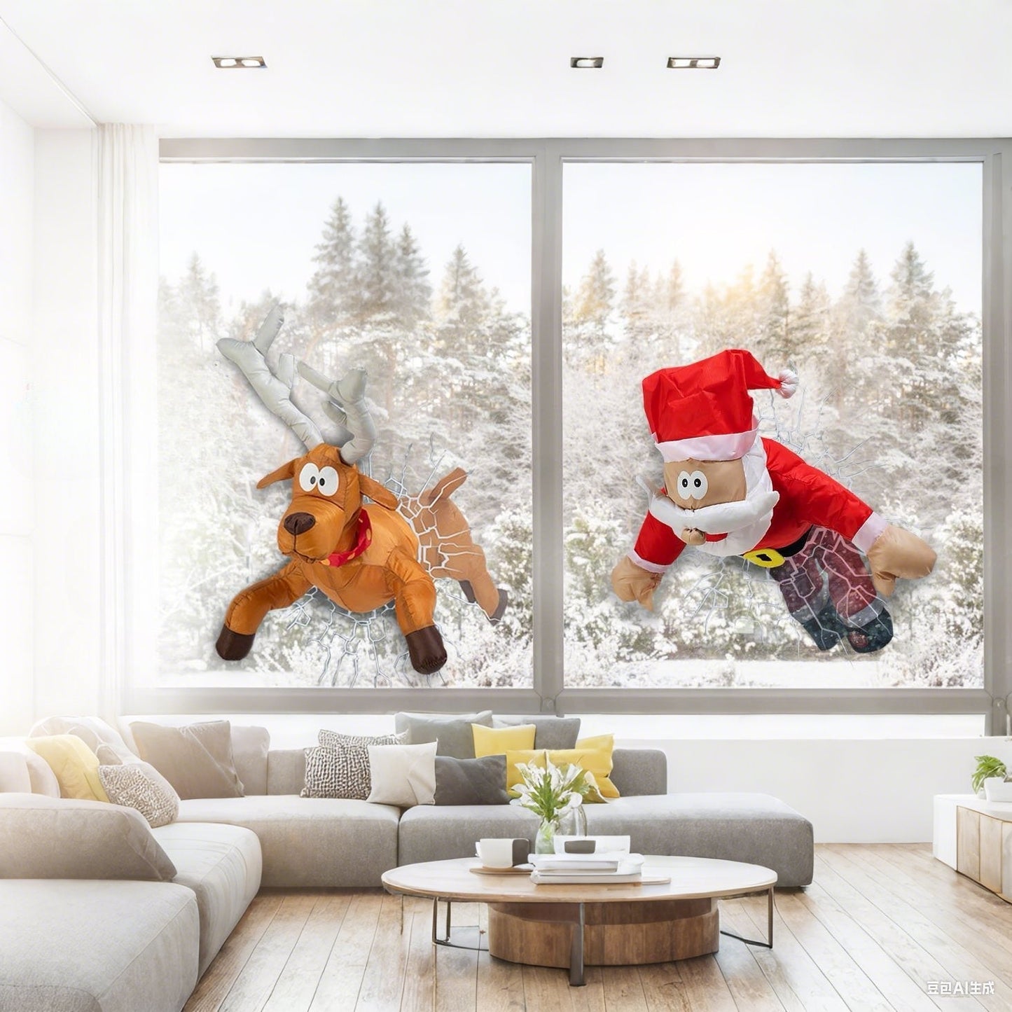 CrashBuddy Reindeer & Santa — Verwandle dein Fenster in die spektakulärste Weihnachtsshow der Nachbarschaft