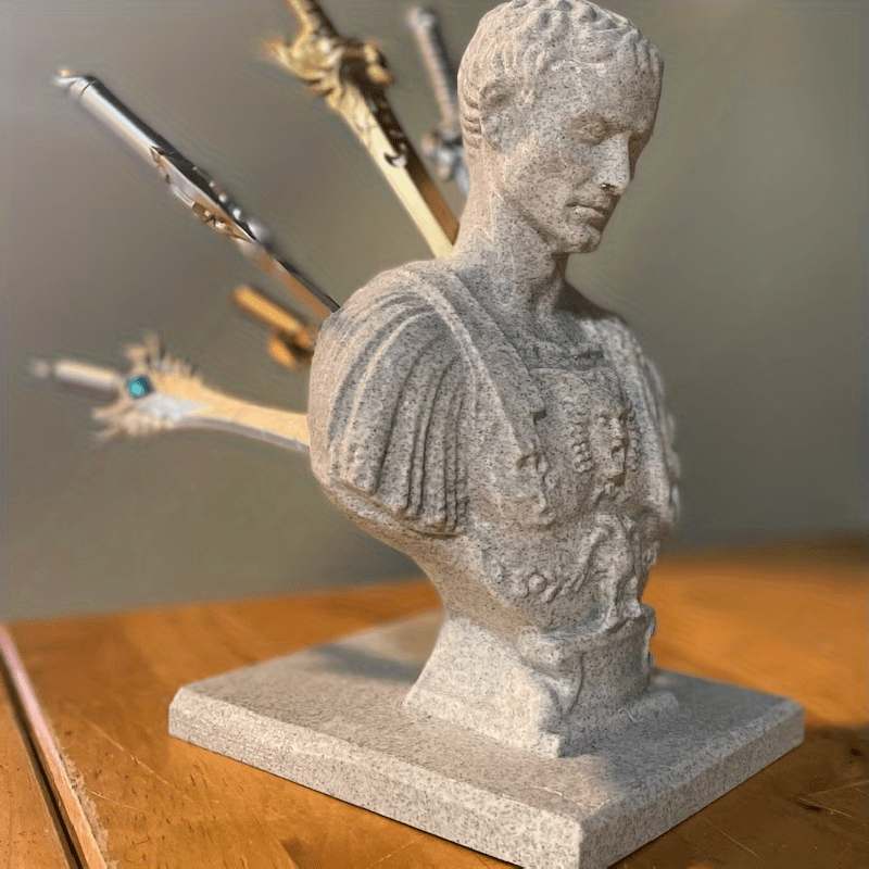 Stifthalter - Julius Caesar Statue Stifthalter und Organizer