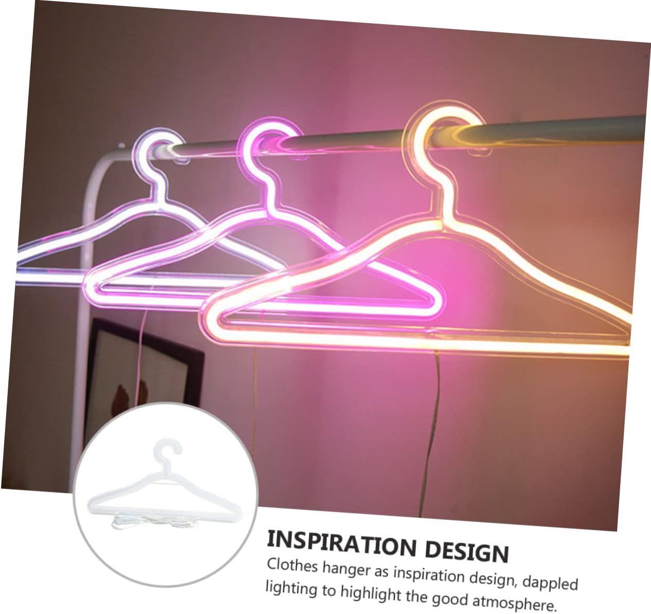 (2+1 Gratis) - Neon-Kleiderbügel (3 Stück) - Bringen Sie Ihre Kleidung mit jedem Aufhängen zum Leuchten!