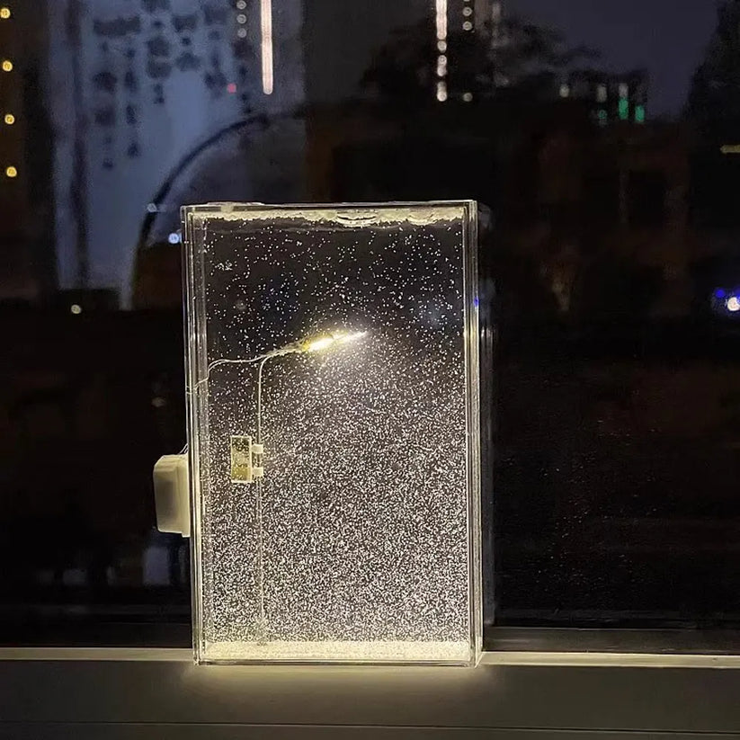 SnowyStreet Lamp – Genießen Sie die echte Schneesturm-Straßenszene!