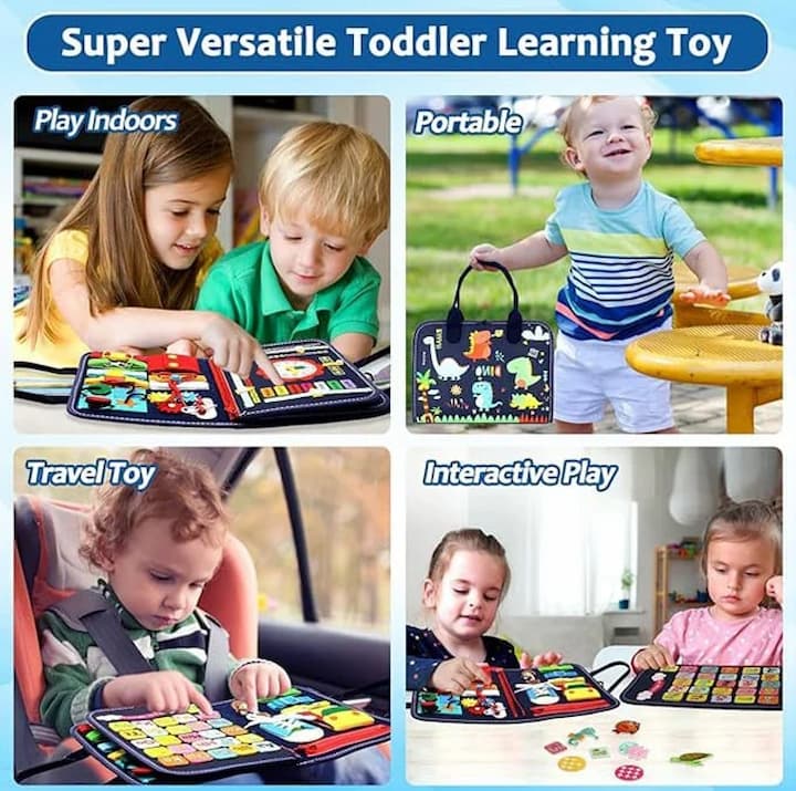 Konoka - Montessori-Beschäftigungsbuch - Bereit zum Erforschen? Entdecke eine lustige Welt des Lernens!