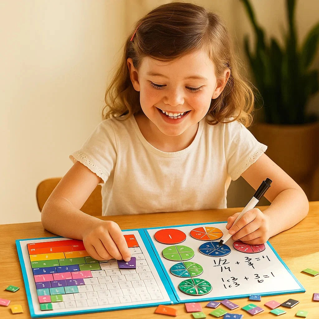 Magnetic MindBlaze Fraction Puzzle — Verwandle Mathe in ein magisches Abenteuer, das Kinder lieben und meistern wollen!