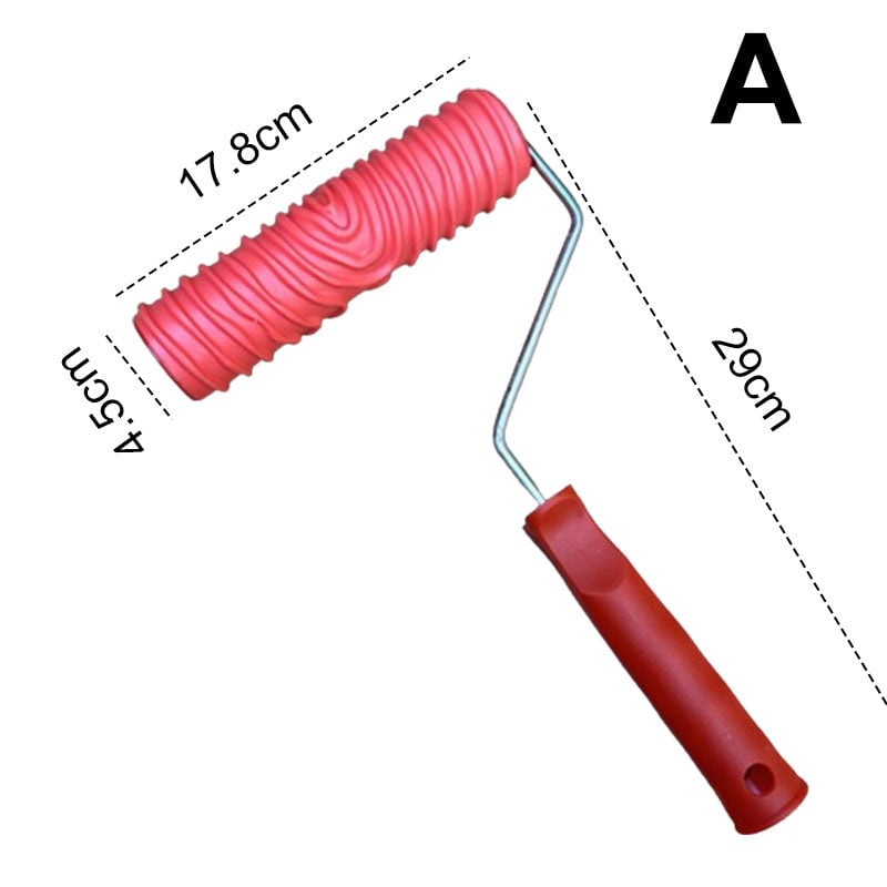 HolzZauber Wall Roller — Verwandelt jede Wand in ein warmes Naturkunstwerk in Minuten!