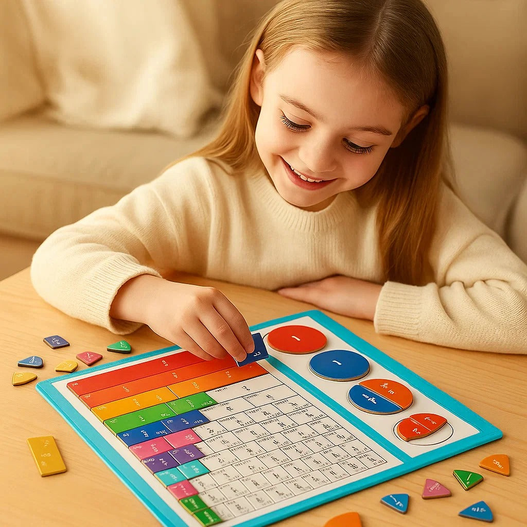 Magnetic MindBlaze Fraction Puzzle — Verwandle Mathe in ein magisches Abenteuer, das Kinder lieben und meistern wollen!