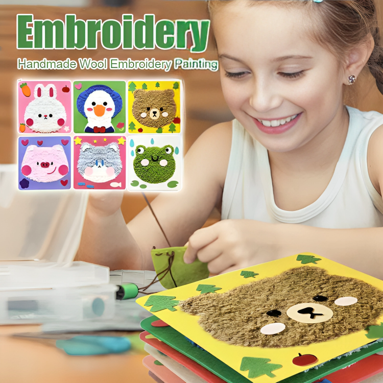 DIY Embroidery Doll Kit for Kids — Entfessele spielerische Kreativität und Stolz in kleinen Händen!