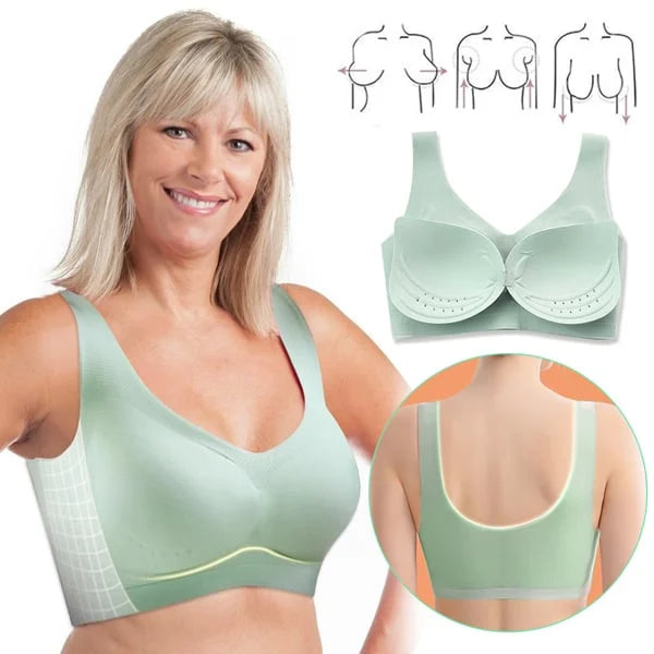 (2+1 Gratis) SilkBra- Nahtloser, hauchdünner Hebe-BH aus Ice Silk für erstklassigen Komfort und Halt