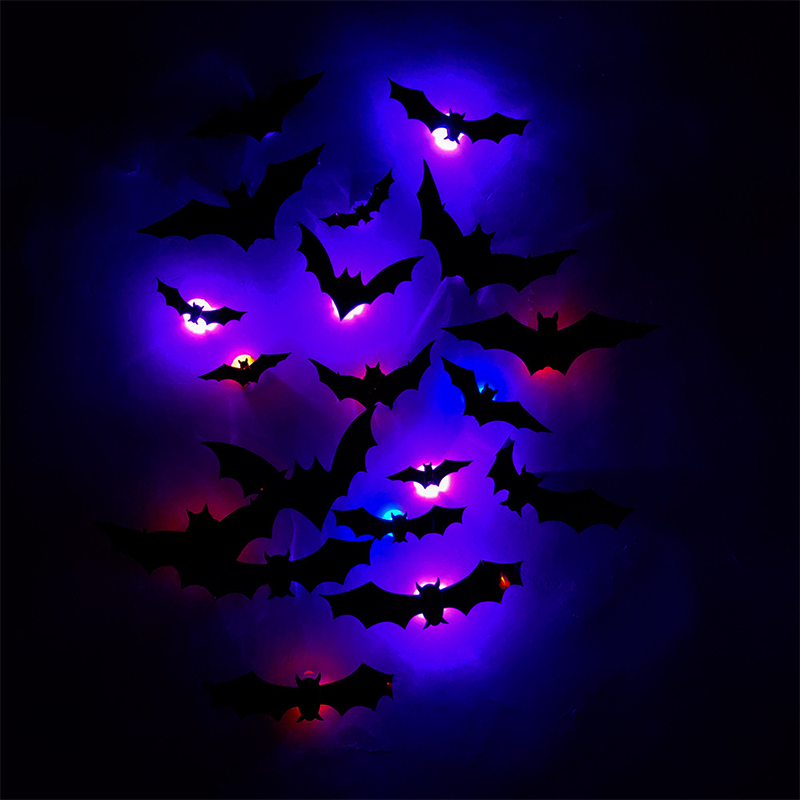 3D Fledermaus LED-Wanddeko — Mach dein Zuhause zur gruseligsten Halloween-Bühne mit lebensechten Flug-Illusionen!