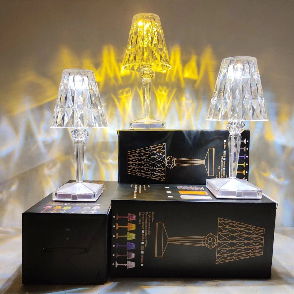 GlowShine — Verzaubere Dein Zimmer mit sexy, kabellosem Diamantlicht, das Deine Stimmung zum Strahlen bringt