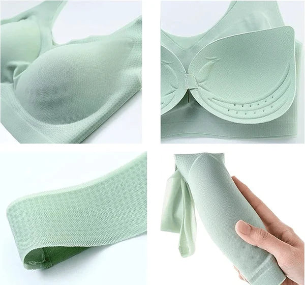 (2+1 Gratis) SilkBra- Nahtloser, hauchdünner Hebe-BH aus Ice Silk für erstklassigen Komfort und Halt