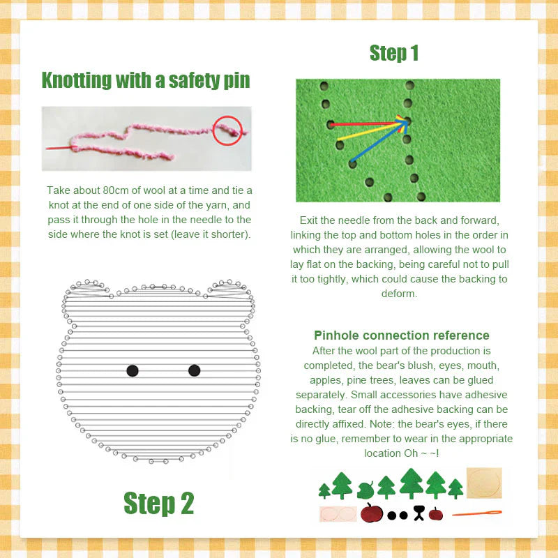 DIY Embroidery Doll Kit for Kids — Entfessele spielerische Kreativität und Stolz in kleinen Händen!