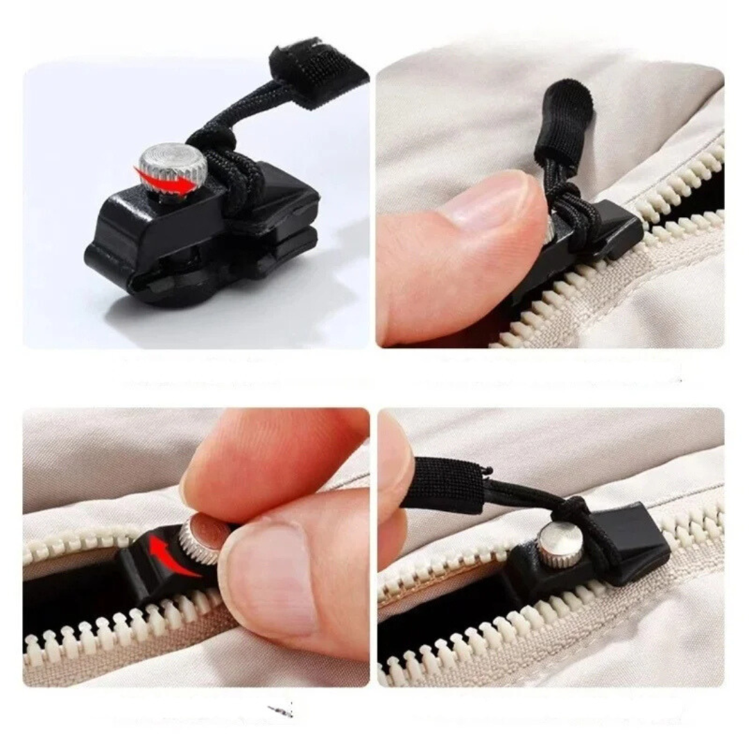 ZipperFix Pro Kit — Sofort kaputte Reißverschlüsse besiegt und Lieblingsstücke gerettet! (10 Stück)
