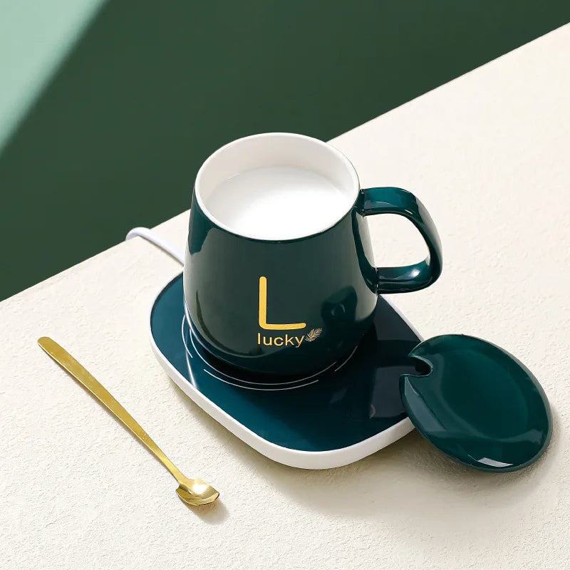 (50% Rabatt) - HeatMas - Elektrische Heiztasse - Wärme in jedem Schluck, jederzeit und überall!