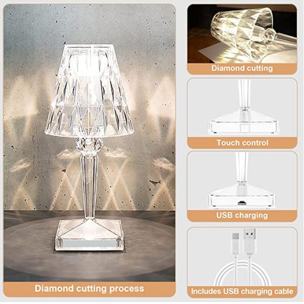 GlowShine — Verzaubere Dein Zimmer mit sexy, kabellosem Diamantlicht, das Deine Stimmung zum Strahlen bringt