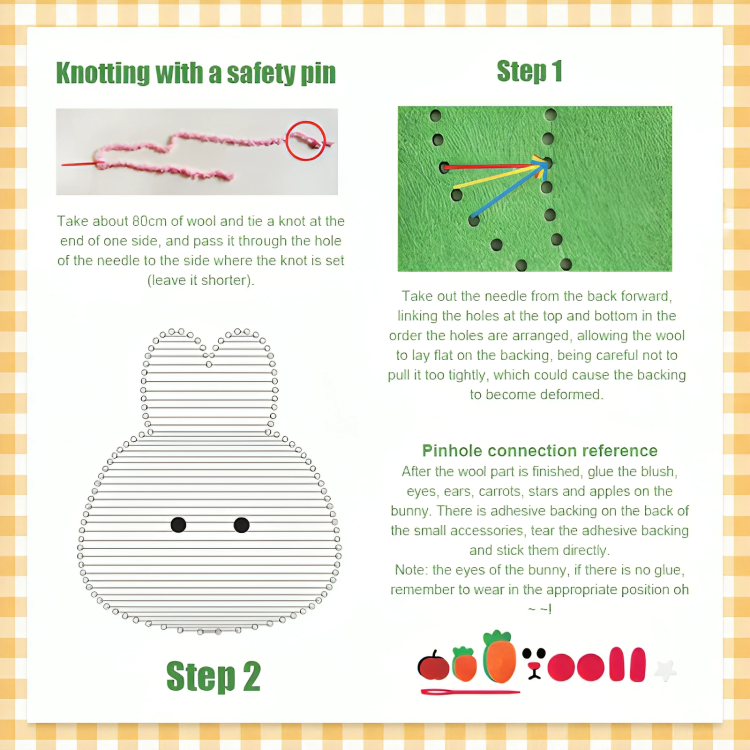 DIY Embroidery Doll Kit for Kids — Entfessele spielerische Kreativität und Stolz in kleinen Händen!