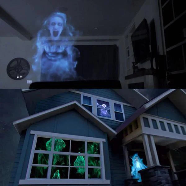 Gruseliger Halloween Projektor | Inklusive 6 Filme