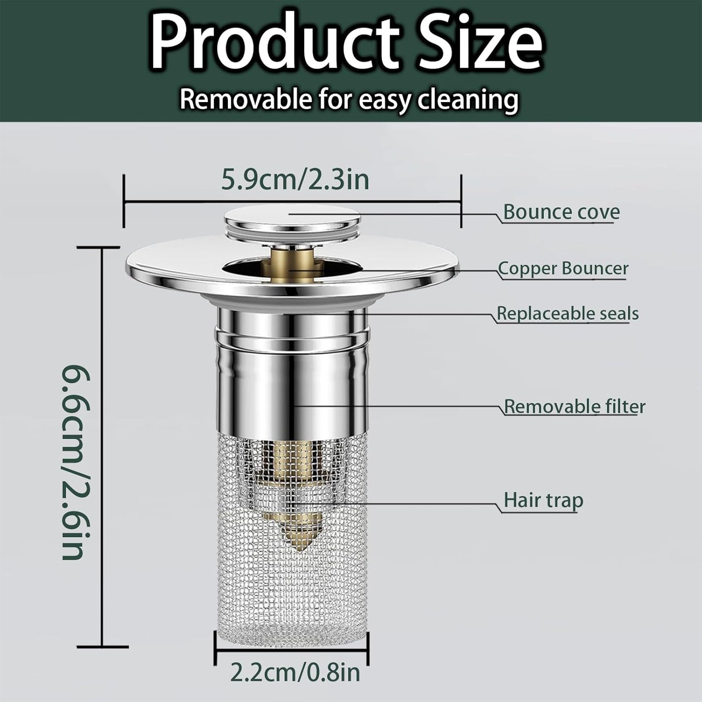 FilterPro - Keine Verstopfung, kein Durcheinander und keine Verstopfung mehr!