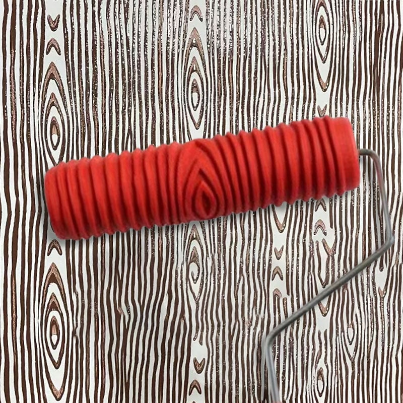 HolzZauber Wall Roller — Verwandelt jede Wand in ein warmes Naturkunstwerk in Minuten!