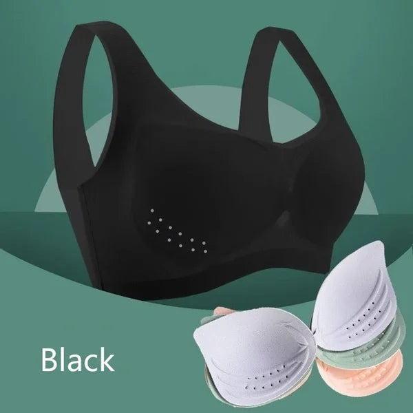 (2+1 Gratis) SilkBra- Nahtloser, hauchdünner Hebe-BH aus Ice Silk für erstklassigen Komfort und Halt