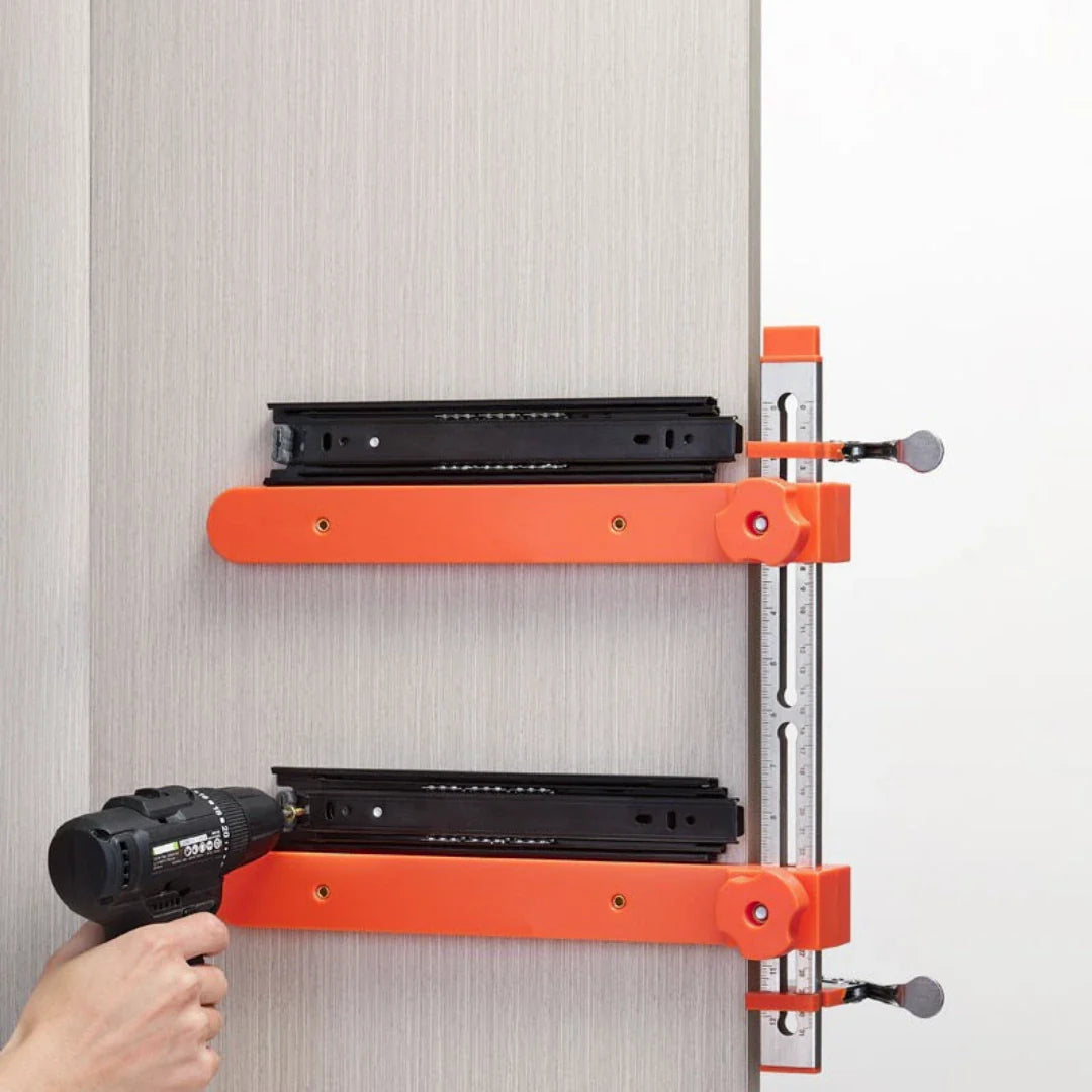 SlideMaster™ — Montiere mühelos perfekte Schubladen ohne Stress oder Fehler!