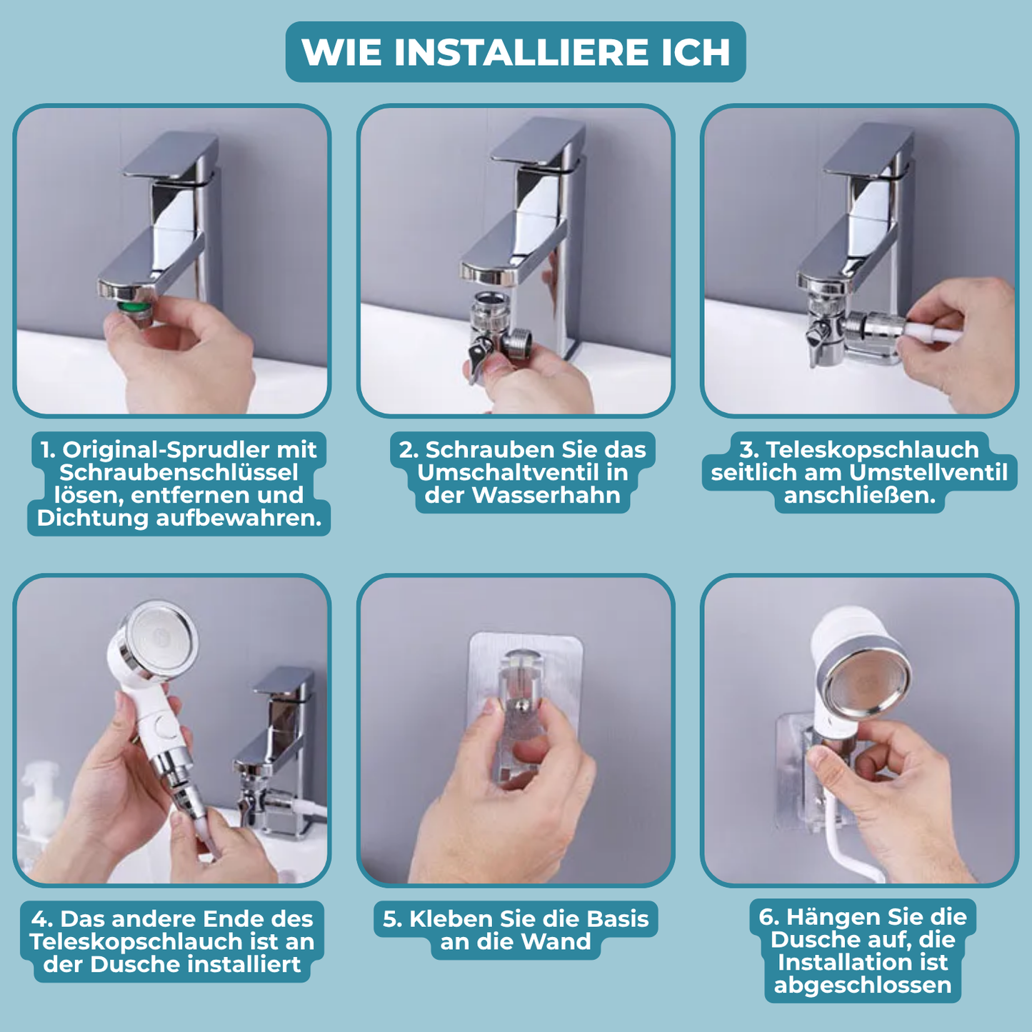 AquaBlitz — Verwandelt jeden Wasserhahn in deine stressfreie Alltagsrakete