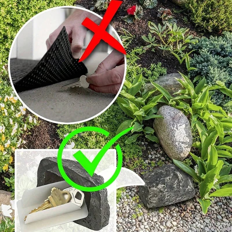 RockGuard™ — Verstecke deine Schlüssel so clever, dass kein Dieb je daran denkt zu suchen!
