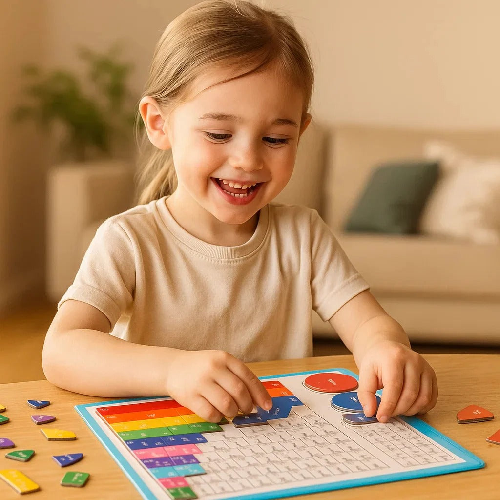 Magnetic MindBlaze Fraction Puzzle — Verwandle Mathe in ein magisches Abenteuer, das Kinder lieben und meistern wollen!