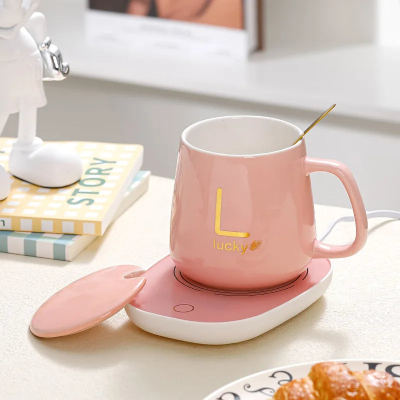 (50% Rabatt) - HeatMas - Elektrische Heiztasse - Wärme in jedem Schluck, jederzeit und überall!