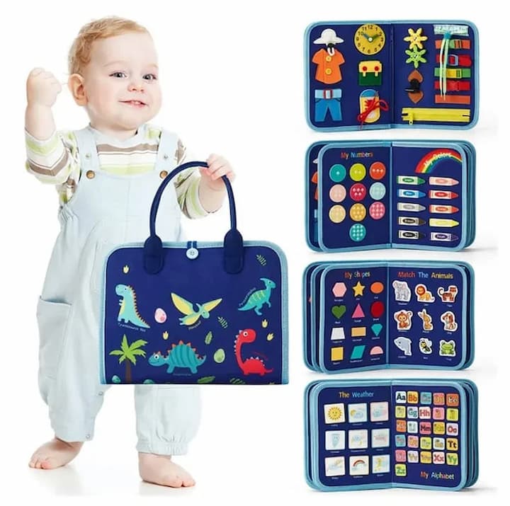 Konoka - Montessori-Beschäftigungsbuch - Bereit zum Erforschen? Entdecke eine lustige Welt des Lernens!