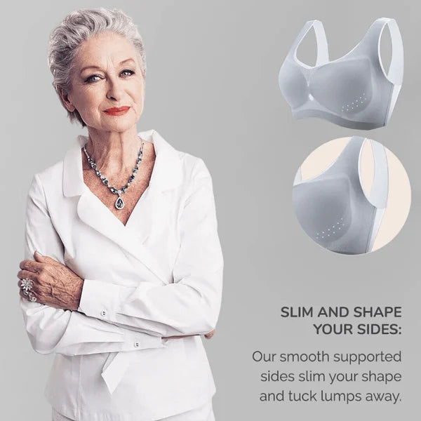 (2+1 Gratis) SilkBra- Nahtloser, hauchdünner Hebe-BH aus Ice Silk für erstklassigen Komfort und Halt