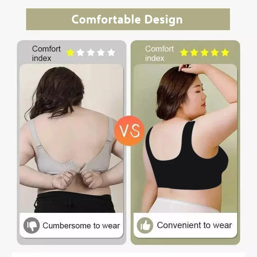 (2+1 Gratis) SilkBra- Nahtloser, hauchdünner Hebe-BH aus Ice Silk für erstklassigen Komfort und Halt