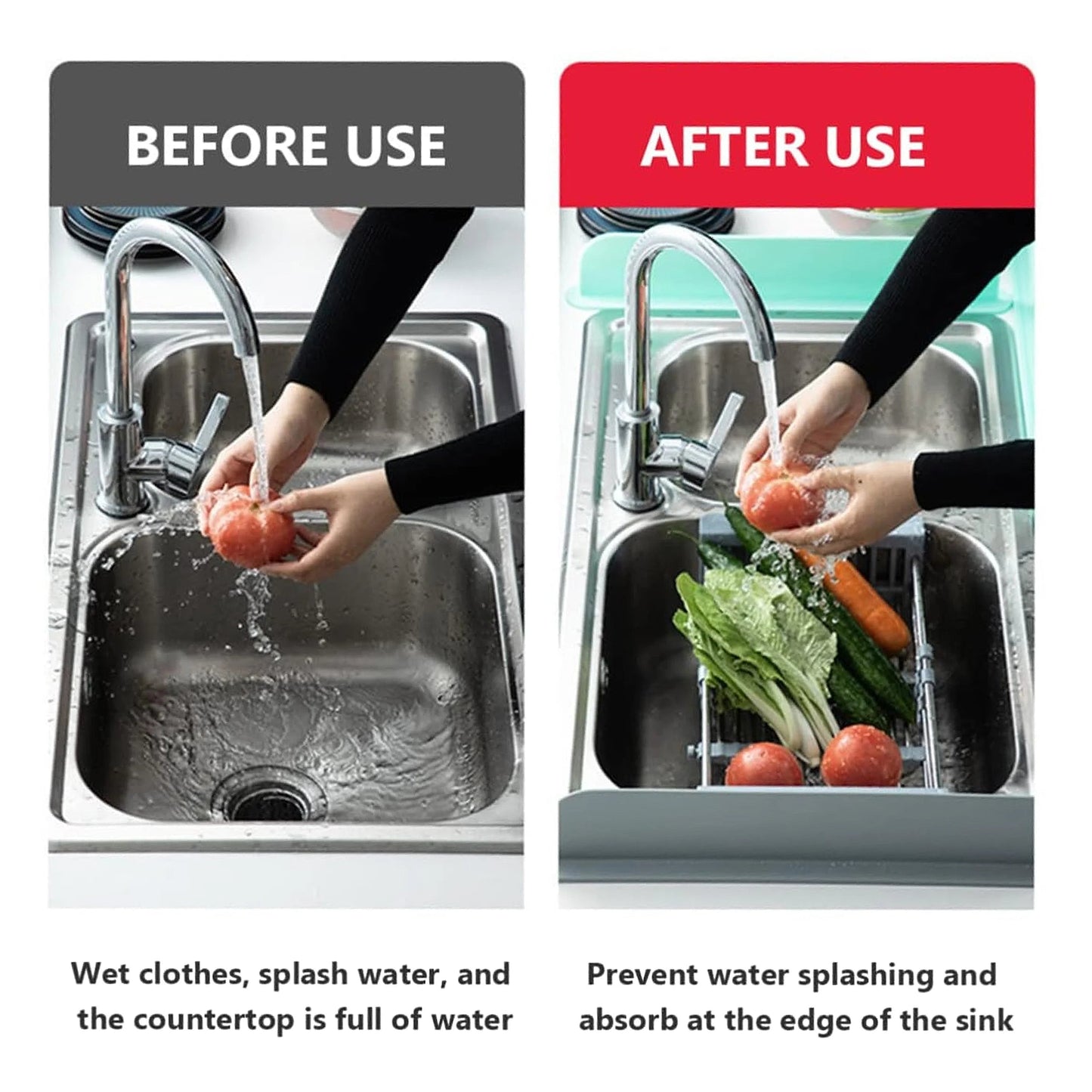 Aquashield Pro — Endlich Wasserfreie Waschbecken für sorgenfreie Sauberkeit (2 Stück)