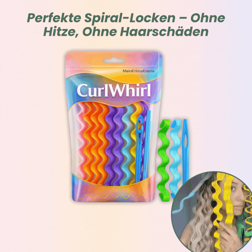 CurlWhirl — Traumlocken im Handumdrehen ohne Haarschäden, die Bewunderung ernten!