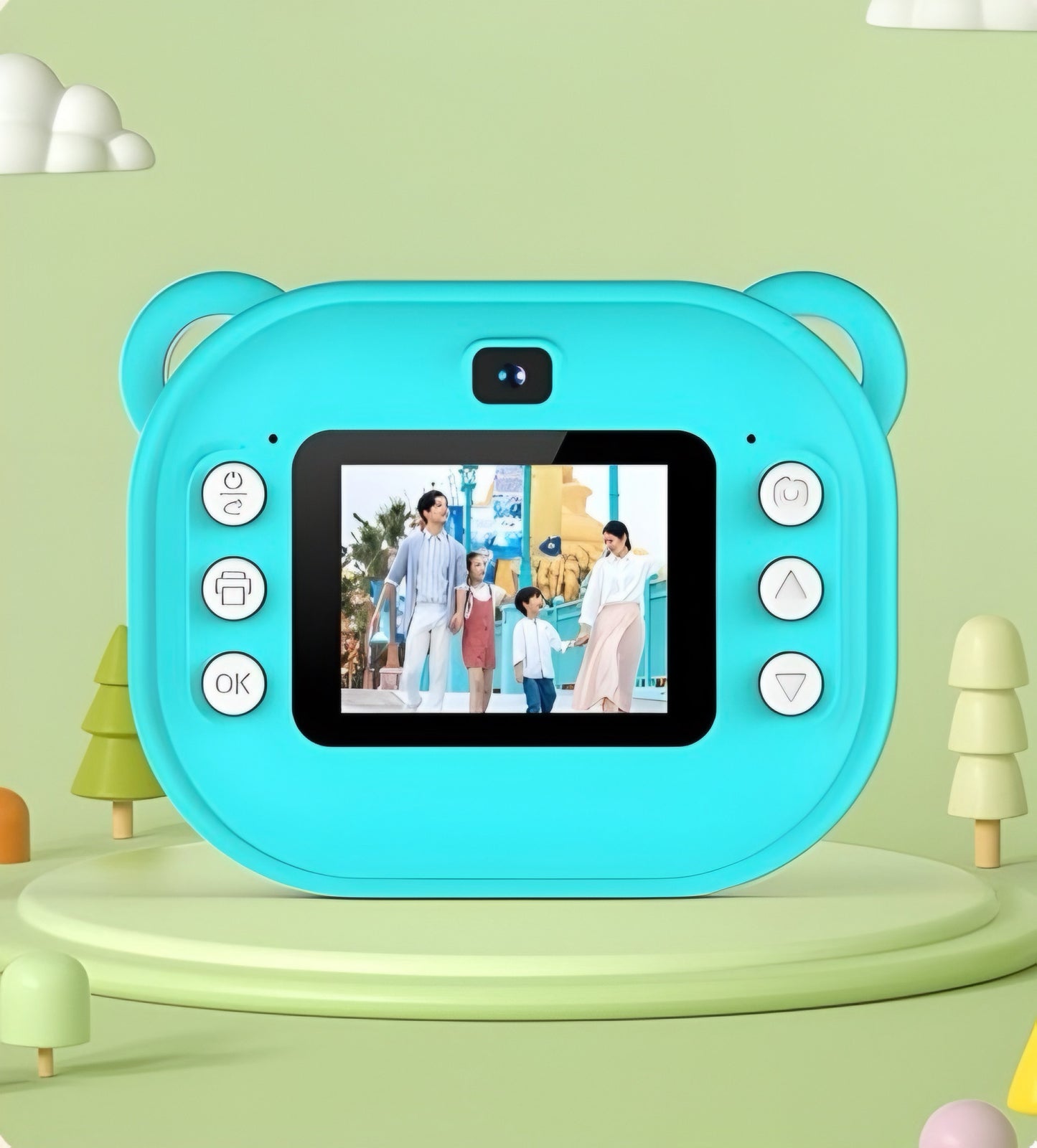 Krimsi Kinder Cam - Instant Kamera mit Druckfunktion