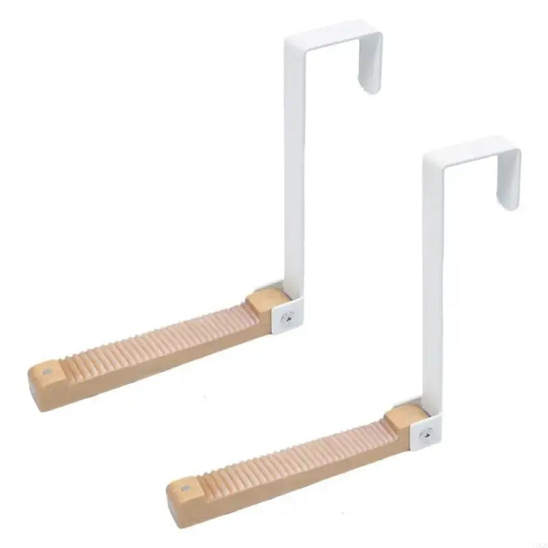 Set of 2 Foldable Hook Shelves — Maximize Your Space Instantly with Effortless, Stylish Organization
