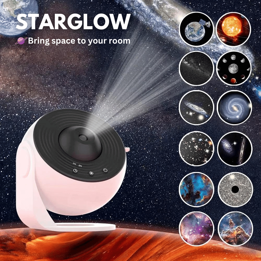 360° AstroLuxe Sternenprojektor — Verwandle dein Zimmer in deine persönliche Entspannungs-Galaxie voller magischer Sternen-Momente