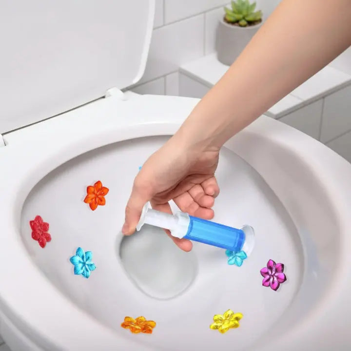 12er Gel-Stempelset für die Toilette — Verwandle jede Spülung in eine Explosion unwiderstehlicher Frische!
