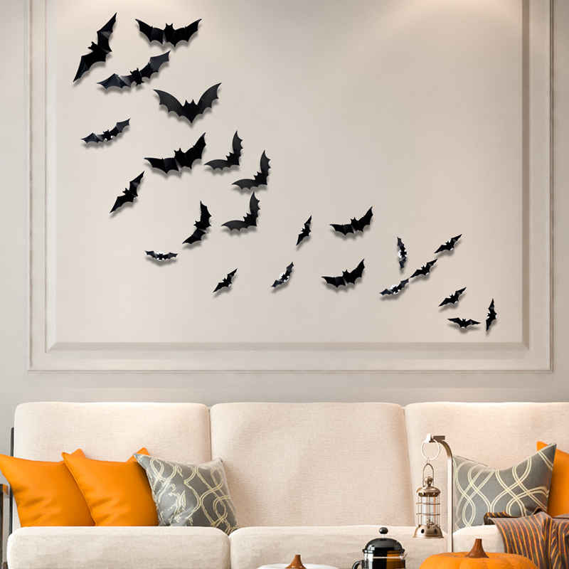 3D Fledermaus LED-Wanddeko — Mach dein Zuhause zur gruseligsten Halloween-Bühne mit lebensechten Flug-Illusionen!