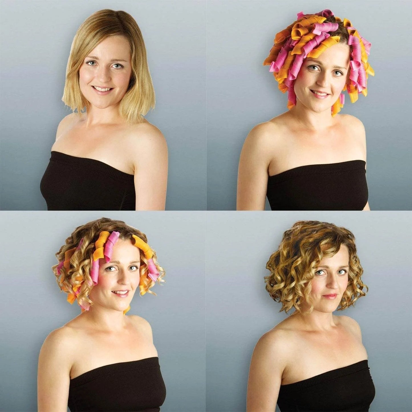 CurvellaCurl™ — Verleiht dir traumhafte Locken voller Leben – ganz ohne Haarschäden! (10 Stück)