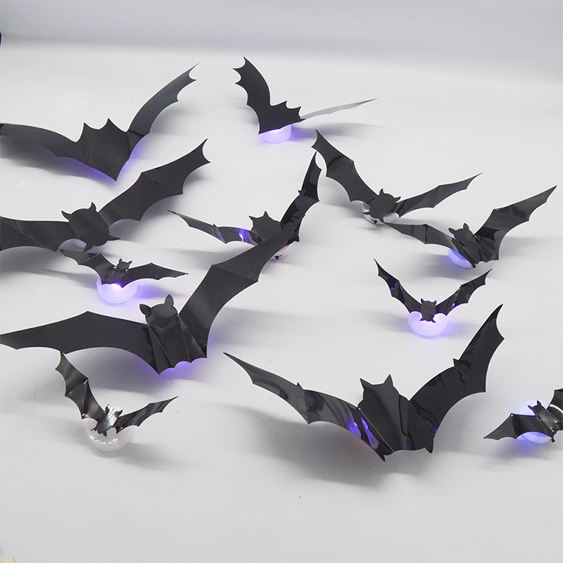 3D Fledermaus LED-Wanddeko — Mach dein Zuhause zur gruseligsten Halloween-Bühne mit lebensechten Flug-Illusionen!