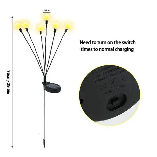 (8 Stück) Solar Firefly Lights™ — Verzaubere Deine Nächte mit magischem, grenzenlosem Glanz