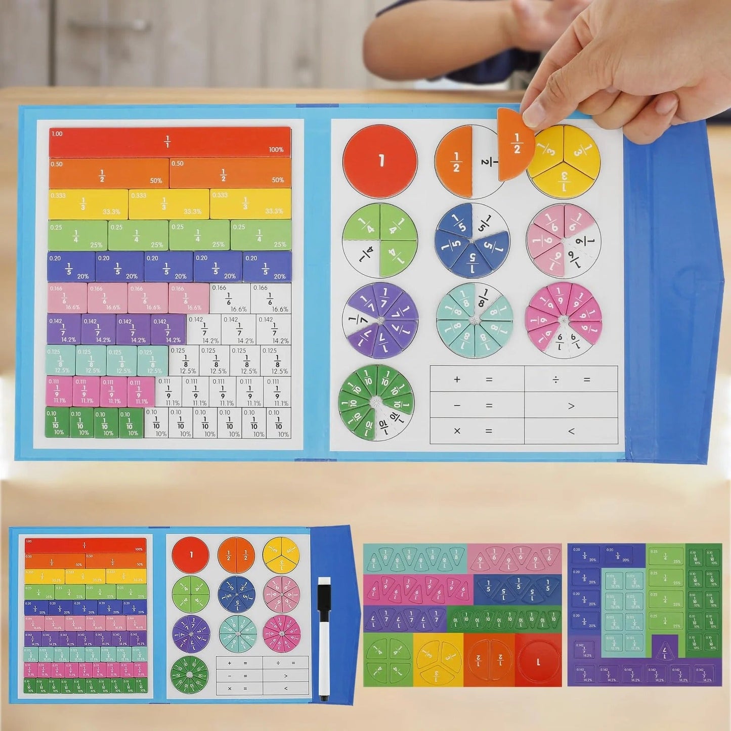 Magnetic MindBlaze Fraction Puzzle — Verwandle Mathe in ein magisches Abenteuer, das Kinder lieben und meistern wollen!